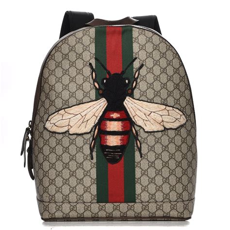 gucci bee backpack cheap|gucci monogram bee backpack.